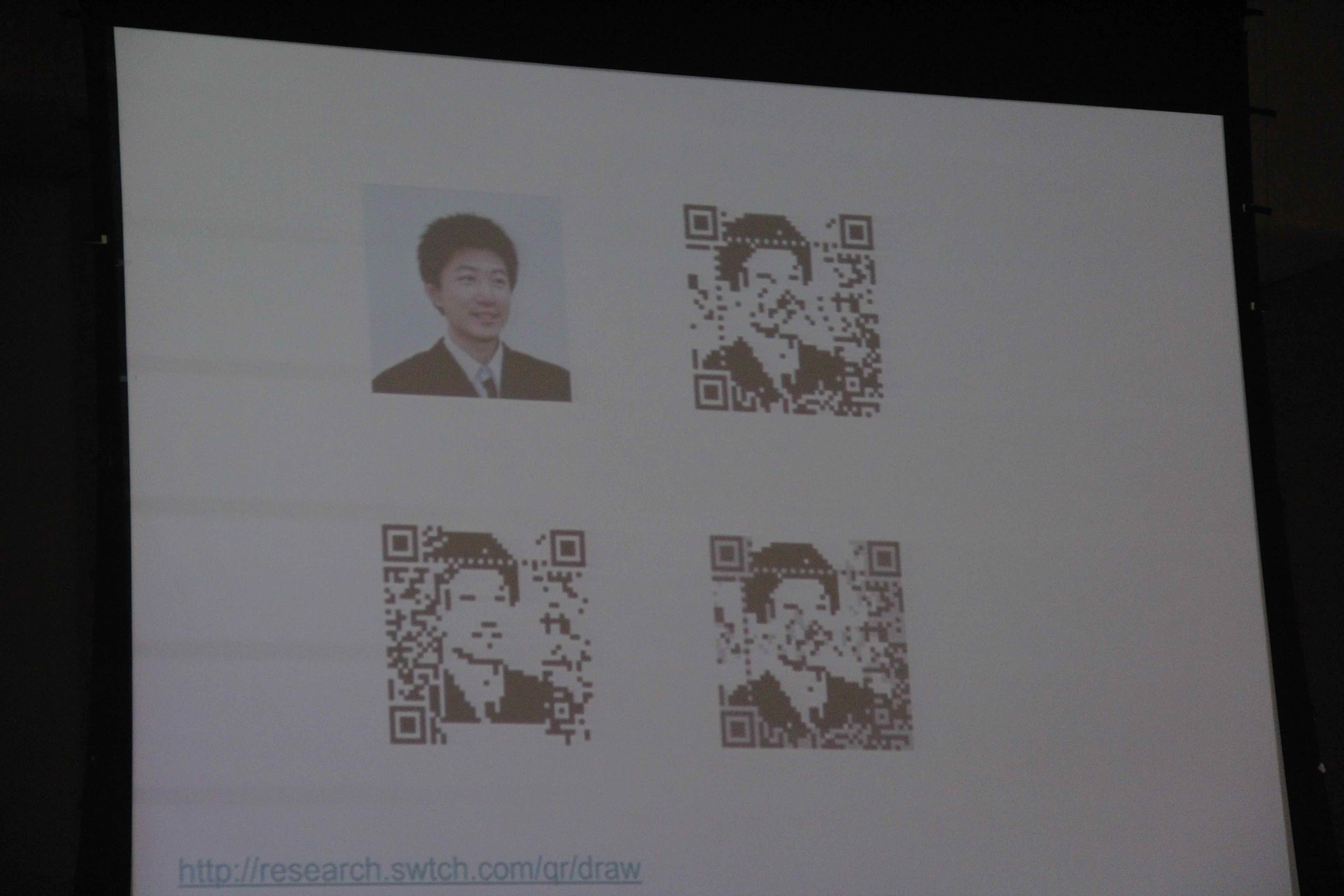 QRCode looking like profile pictures